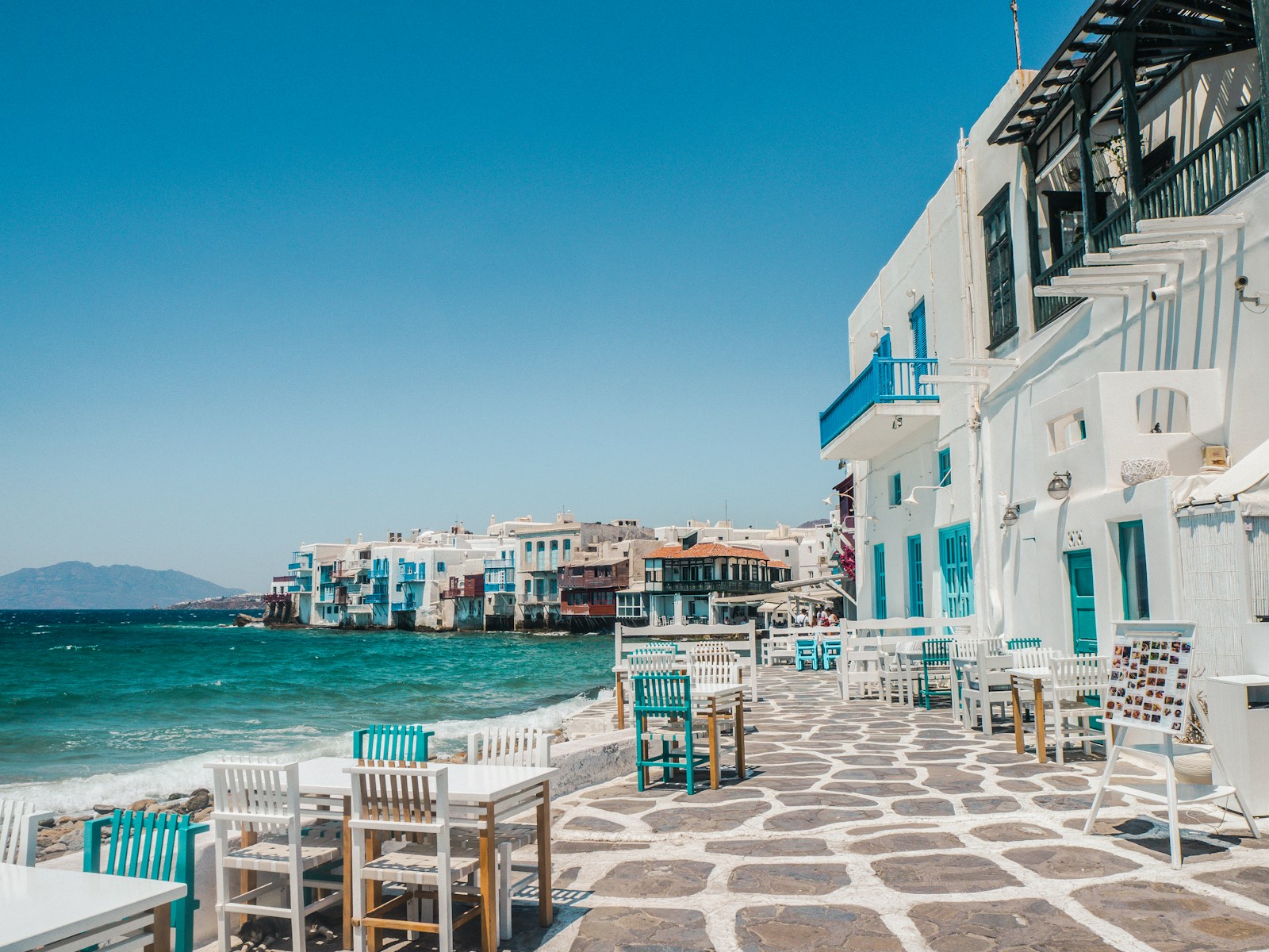 Day 3 (must be Friday) Embarkation on cruise, Mykonos